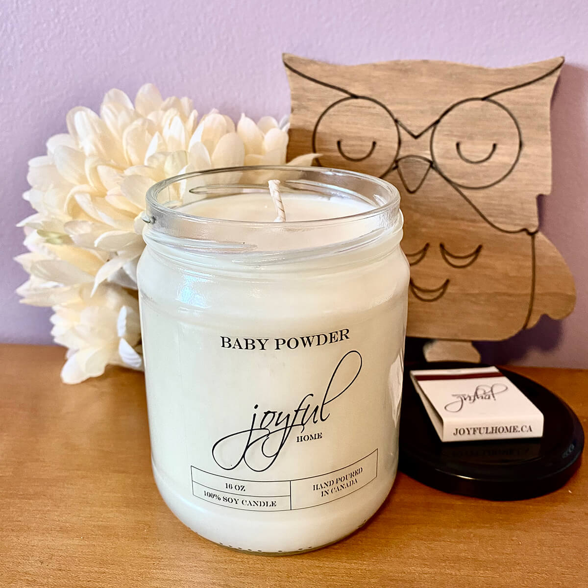 Baby Powder 16oz Soy Wax Candle