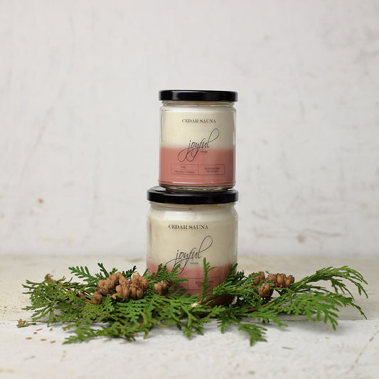 Cedar Sauna 8oz & 16oz Soy Wax Candles