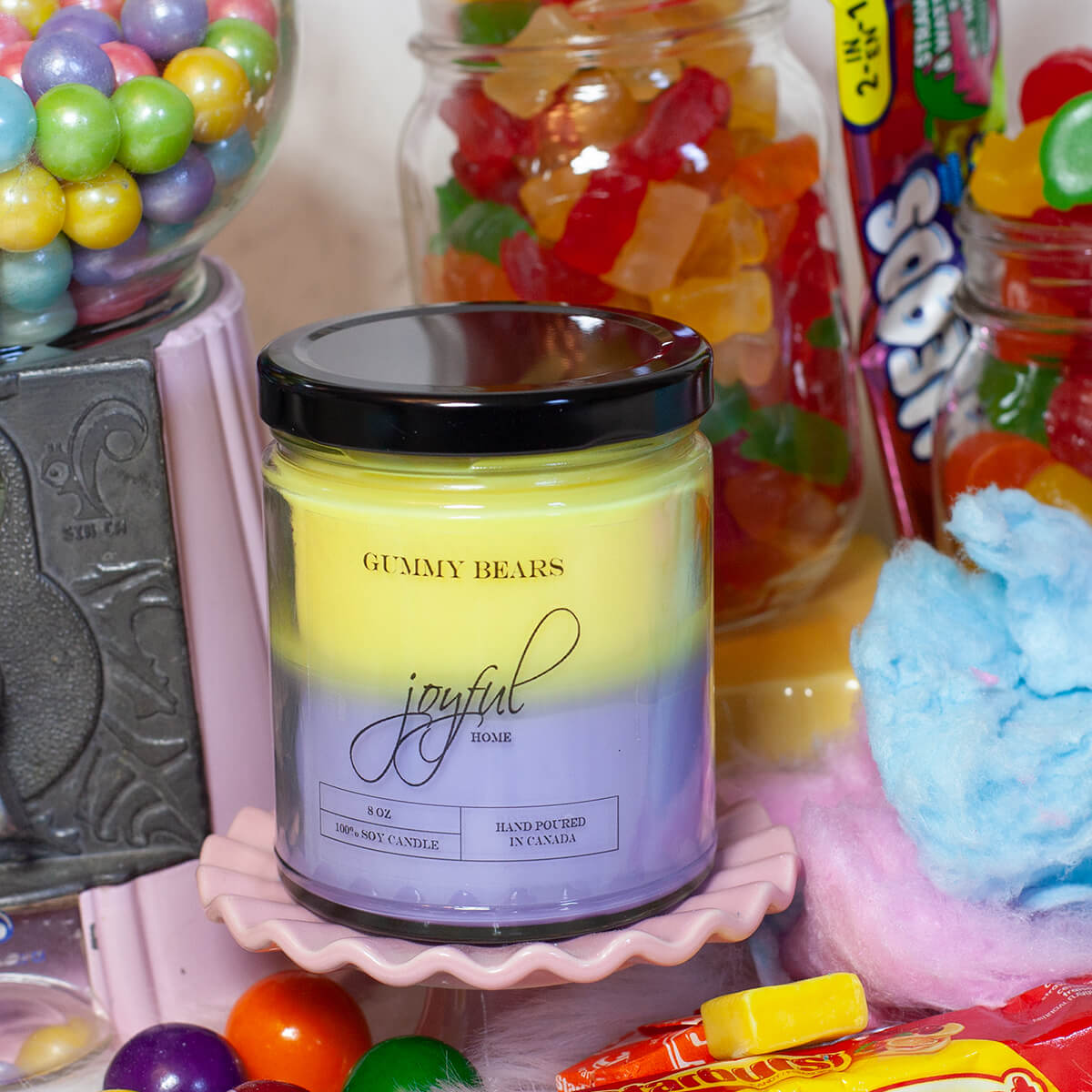 Gummy Bears 8oz Soy Wax Candle