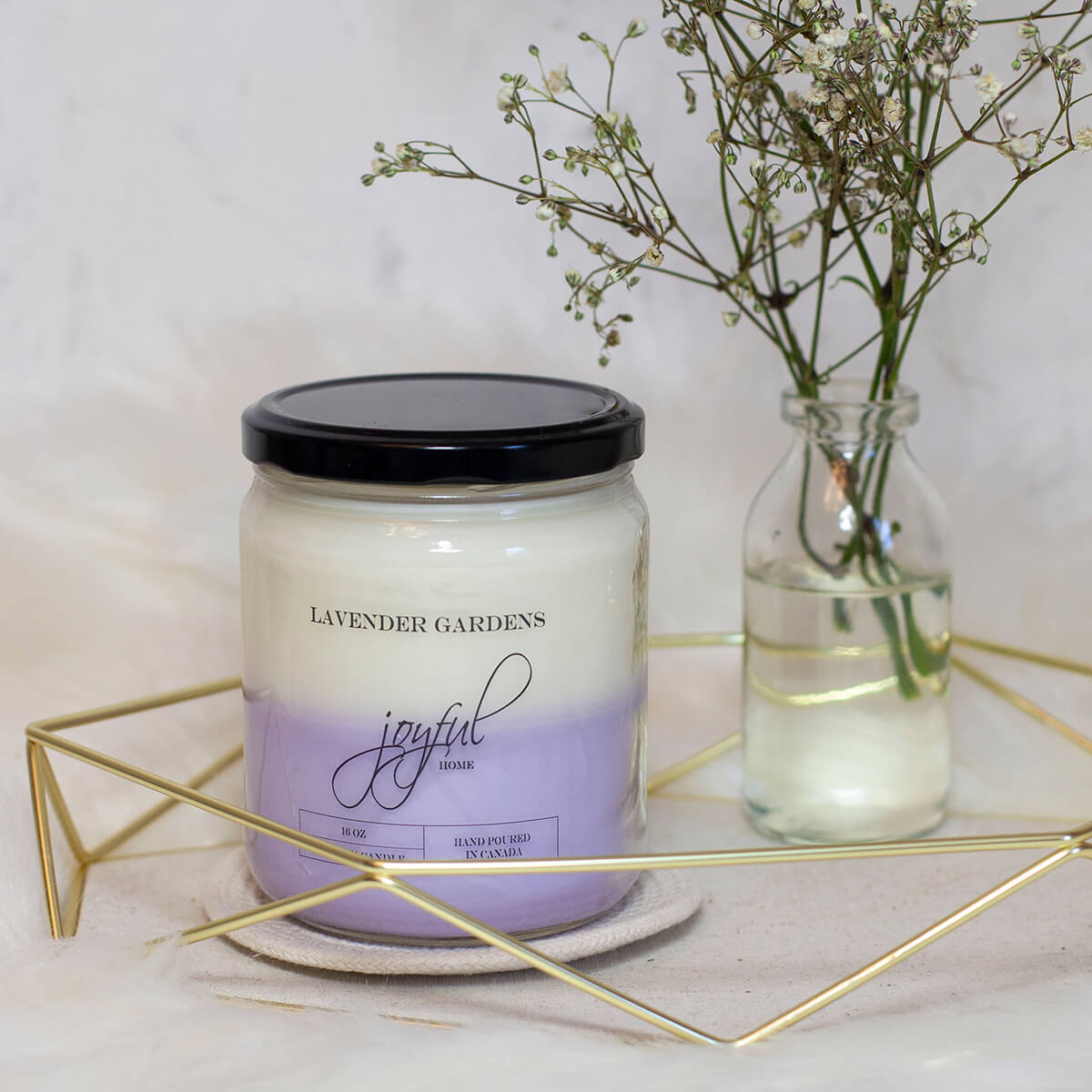 Lavender Garden 16oz Soy Wax Candle