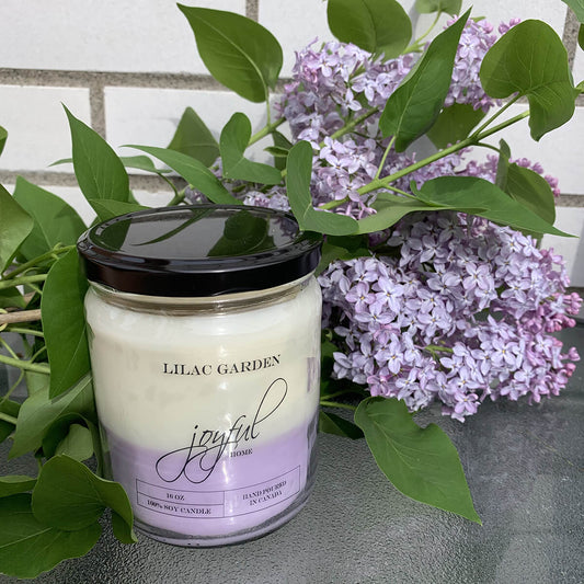 Lilac Garden 16oz Soy Wax Candle