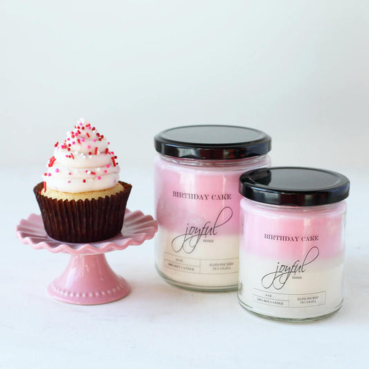 Birthday Cake 8oz & 16oz Soy Wax Candles