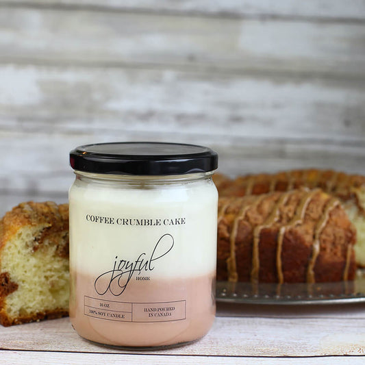Coffee Crumble Cake 16oz Soy Wax Candle