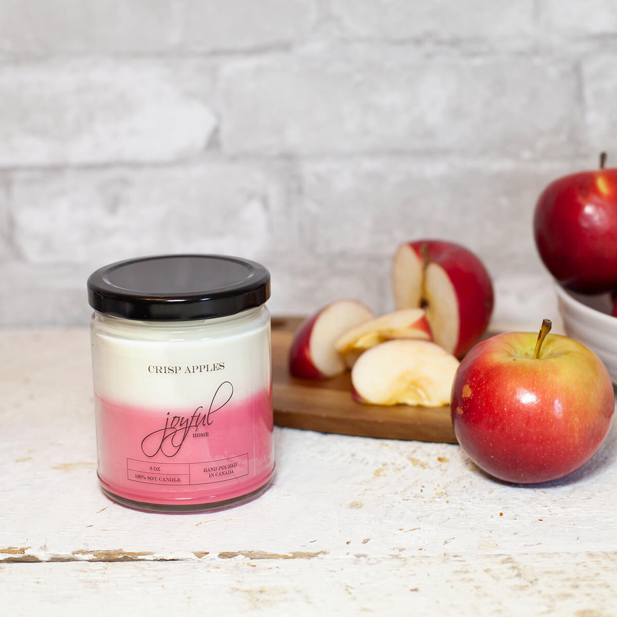 Crisp Apple 8oz Soy Wax Candle