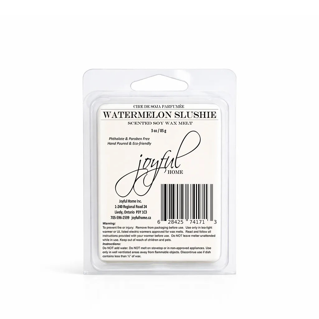 Joyful Home Watermelon Slushie Soy Wax Melt Dye Free Joyful Home Watermelon Slushie Soy Wax Melt Dye Free