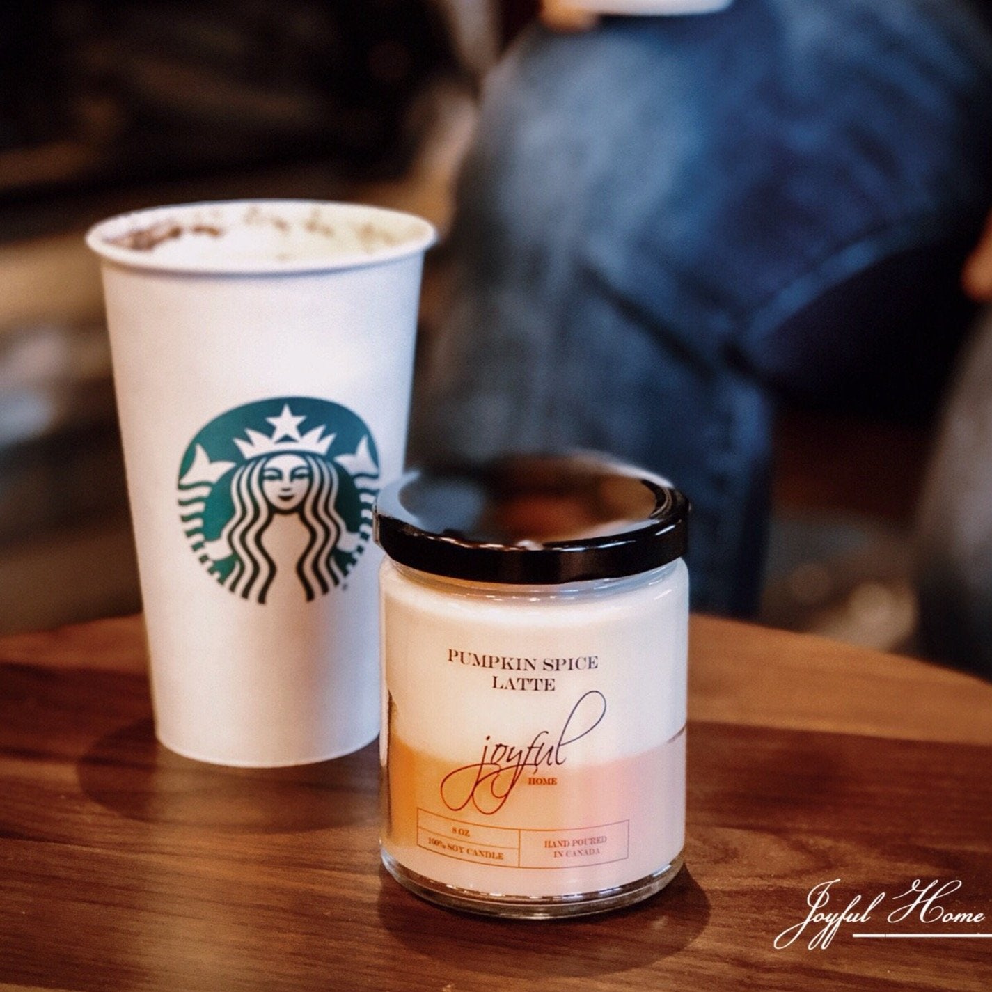 Pumpkin Spiced Latte Soy Candle - Joyful Home Inc.