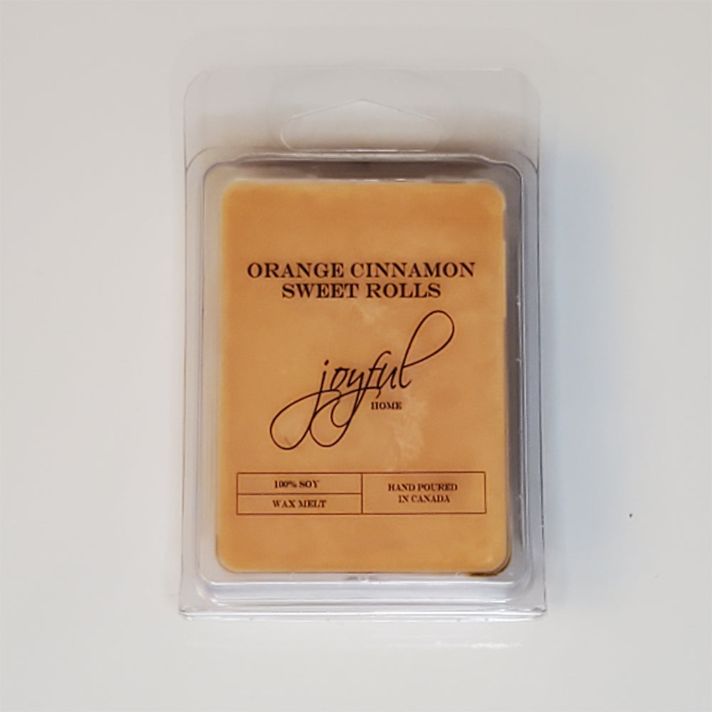 Orange Cinnamon Sweet Rolls Soy Candles & Wax Melts
