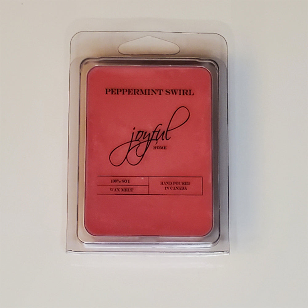 Peppermint Swirl Soy Candles & Wax Melts