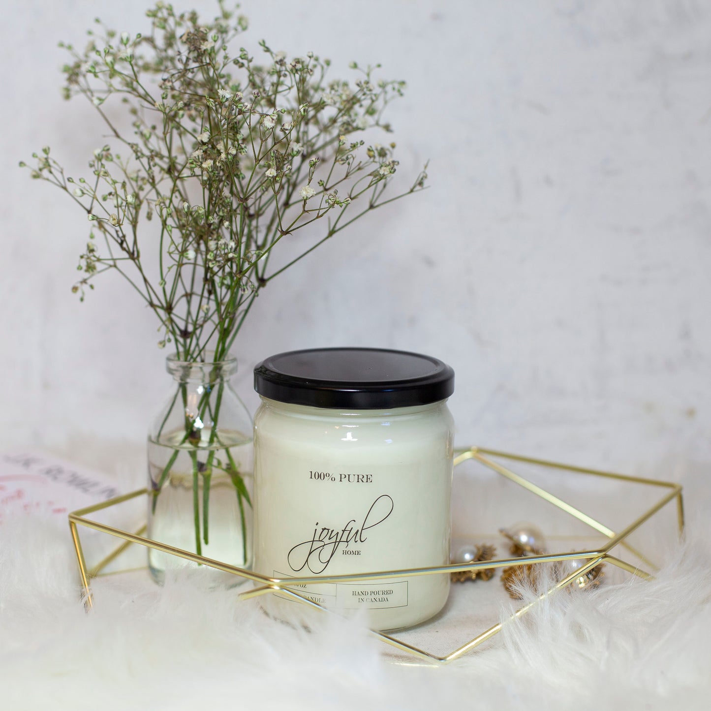 All Natural Unscented Soy Candles