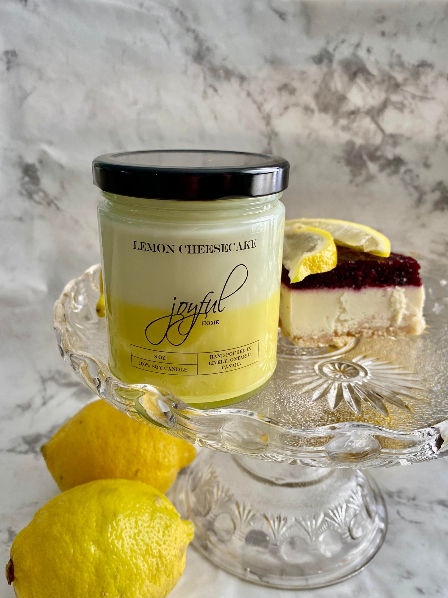 Lemon Cheesecake Soy Candles & Wax Melts