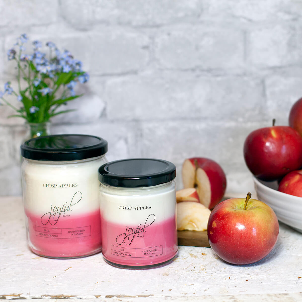 Crisp Apple 8oz & 16oz Soy Wax Candles
