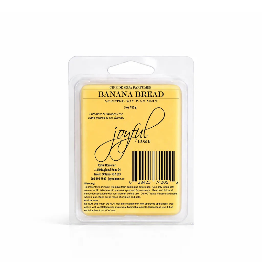 Joyful Home Banana Bread Soy Wax Melt