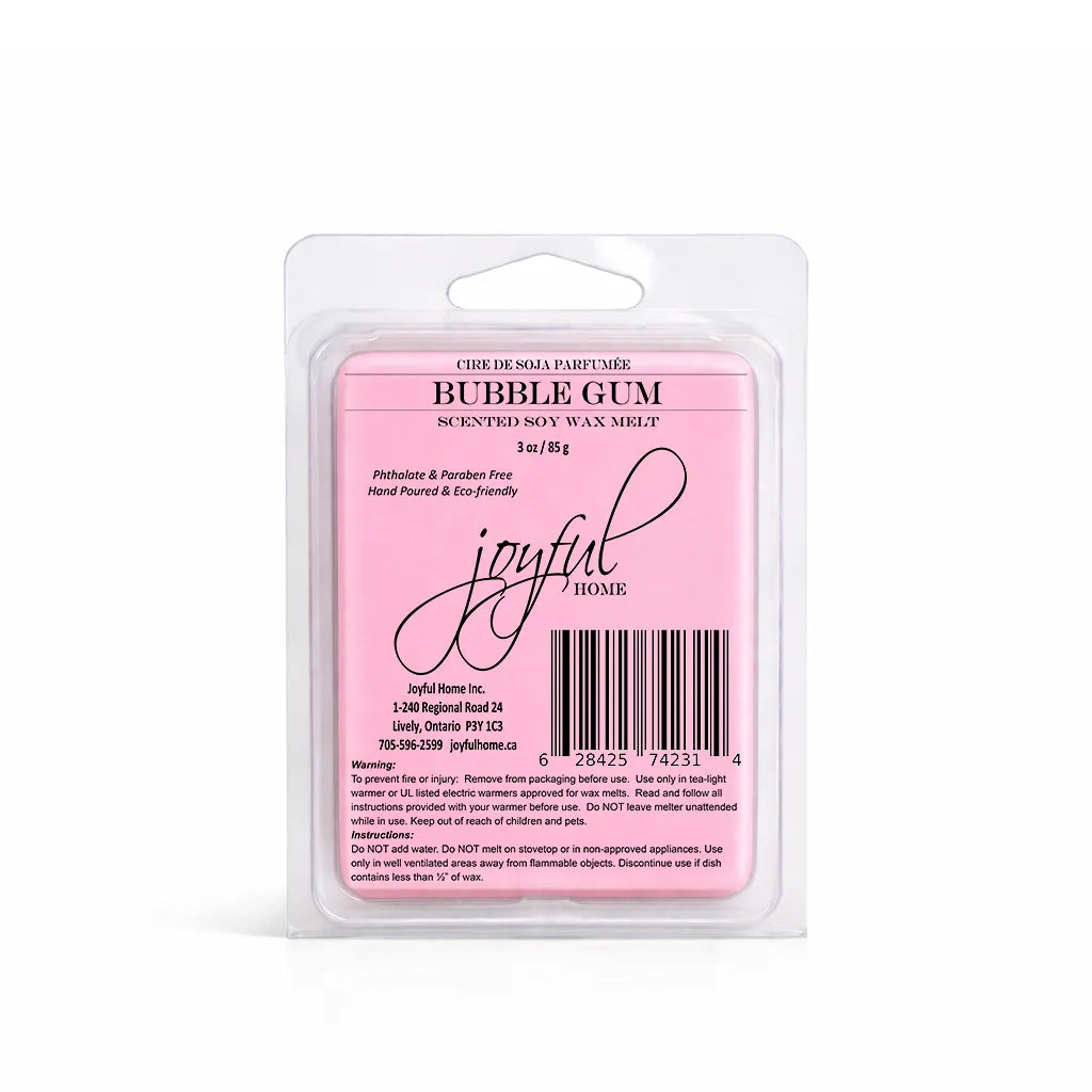 Joyful Home Bubble Gum Soy Wax Melt