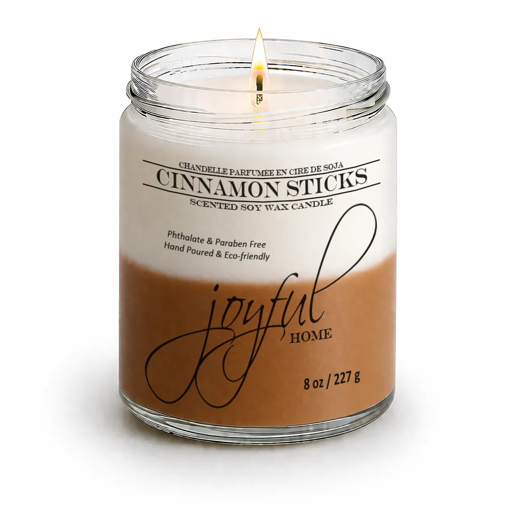 Joyful Home Cinnamon Sticks Soy Wax Candle 8oz