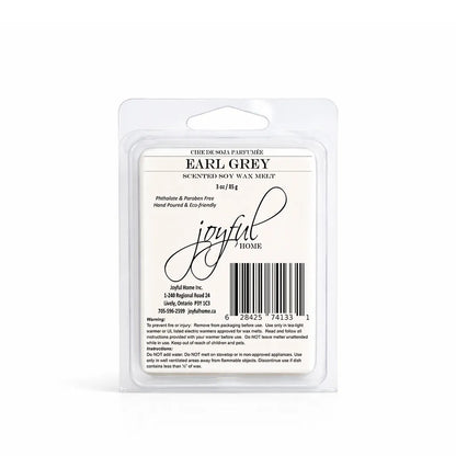 Joyful Home Earl Grey Soy Wax Melt Dye Free