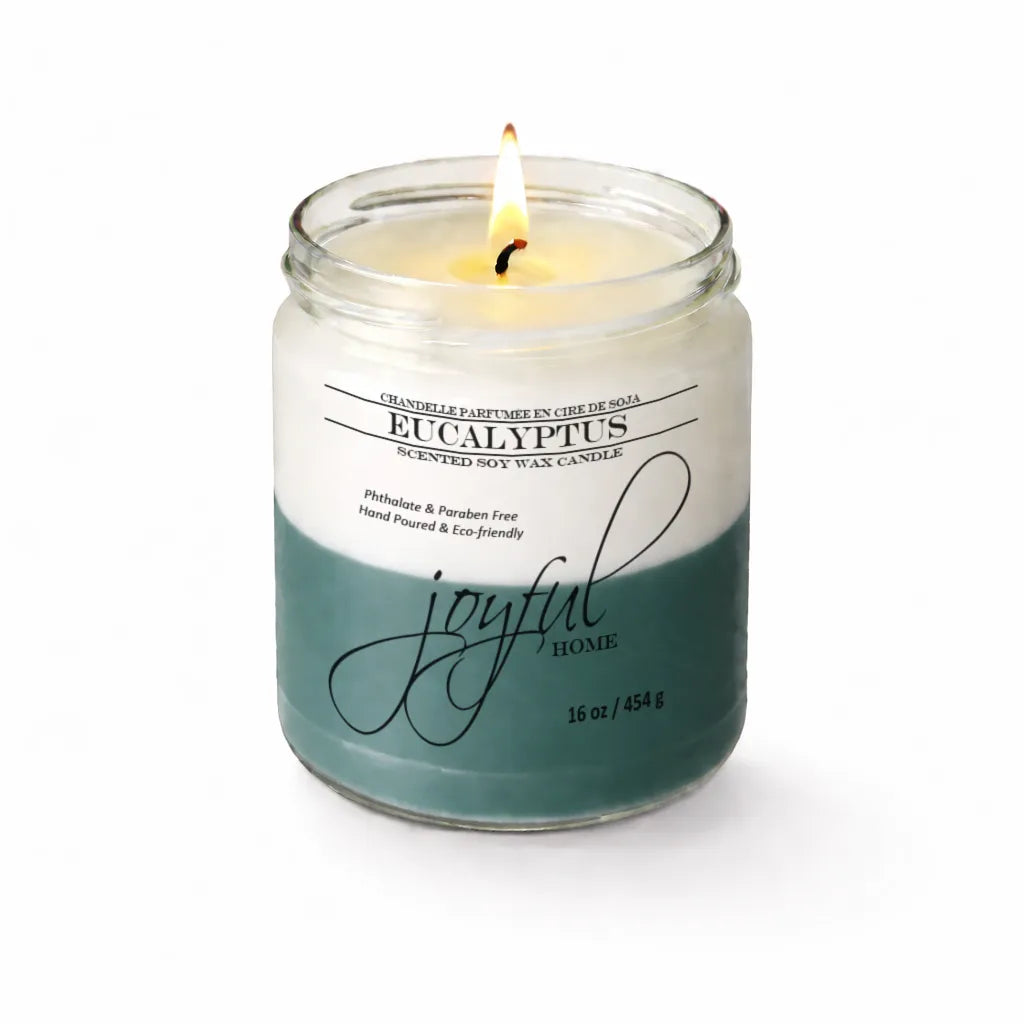 Joyful Home Eucalyptus Soy Wax Candle 16oz