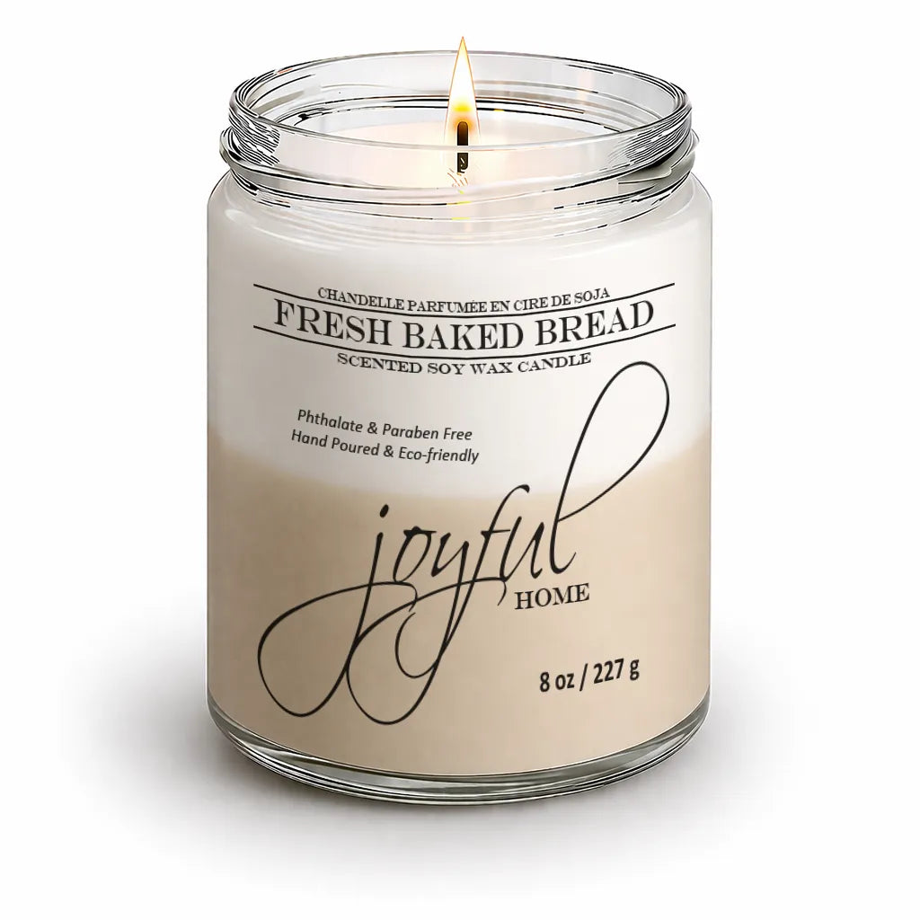 Joyful Home Fresh Baked Bread Soy Wax Candle 8oz