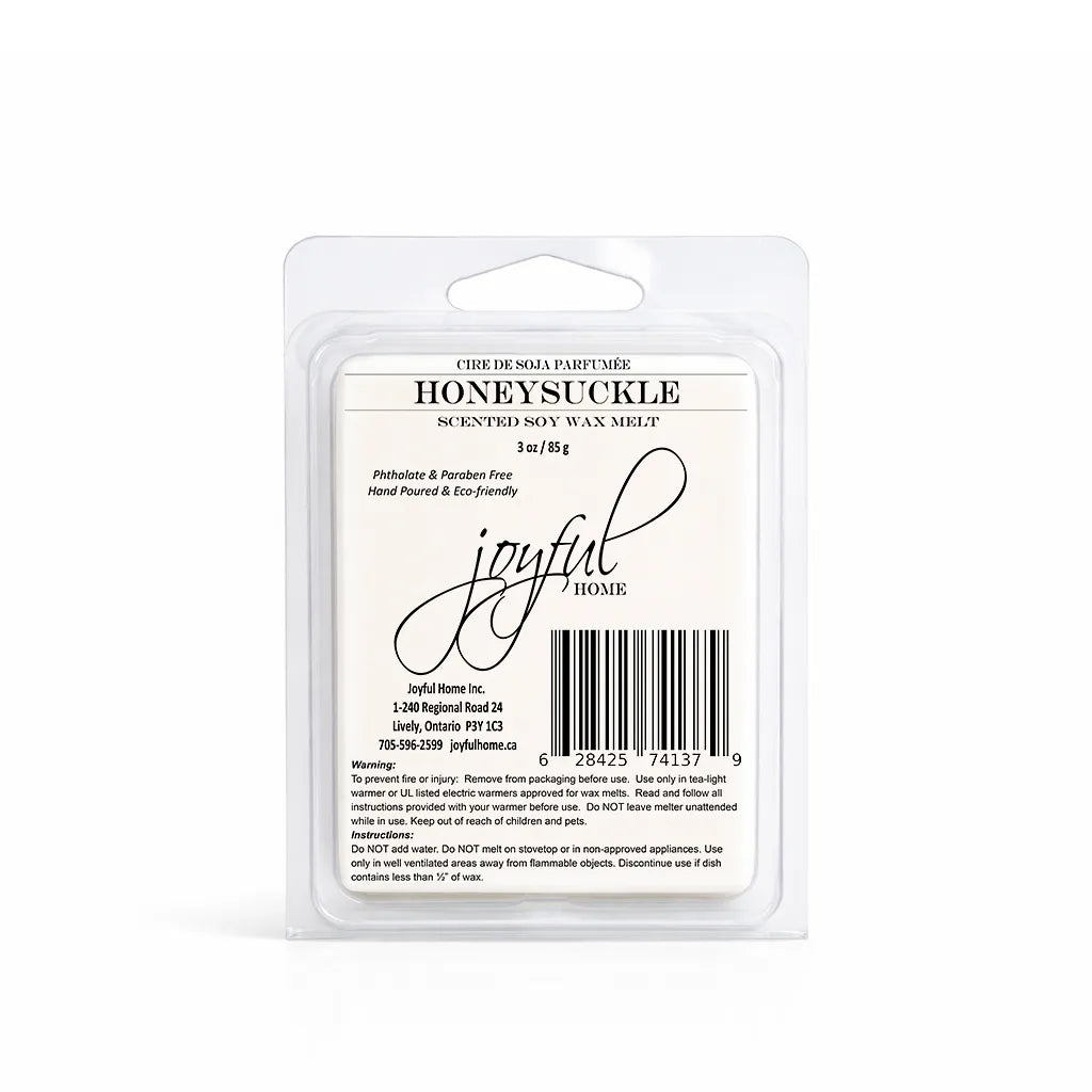 Joyful Home Honeysuckle Soy Wax Melt Dye Free