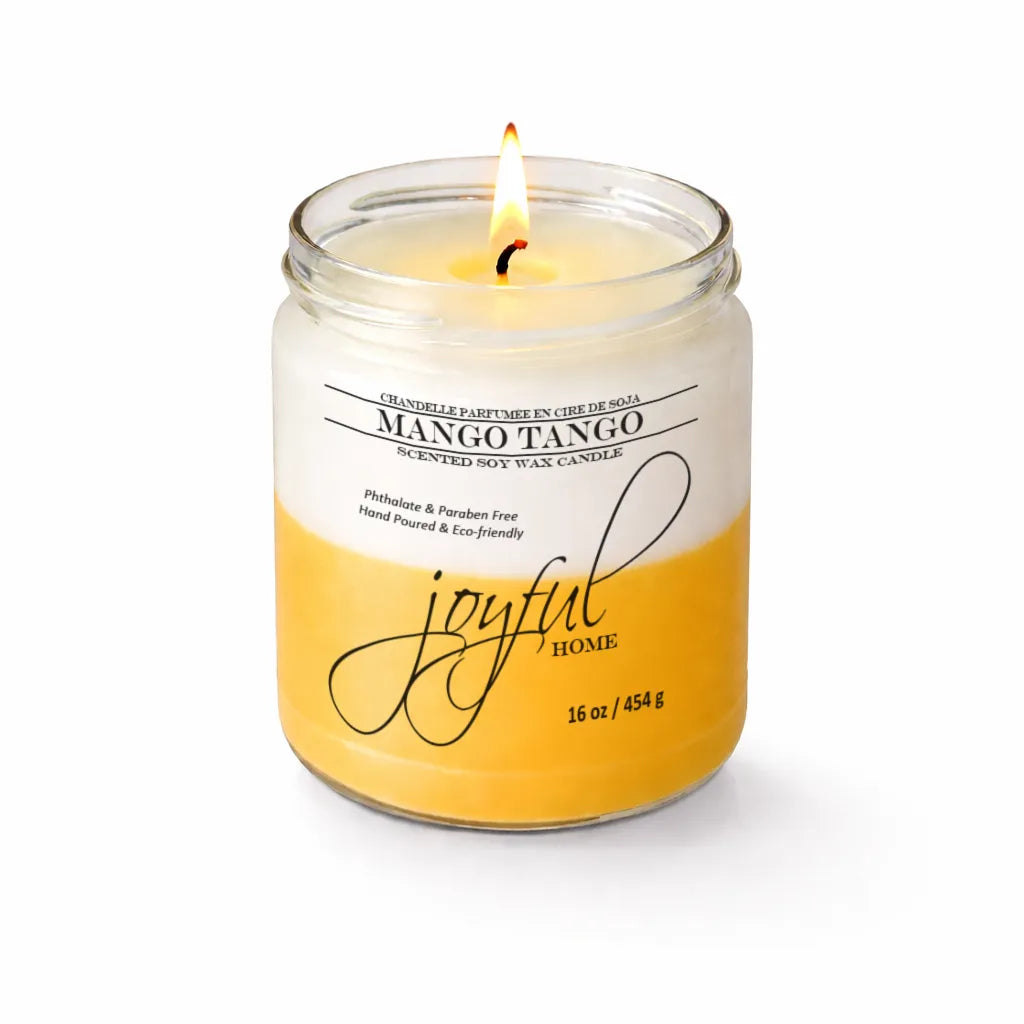 Joyful Home Mango Tango Soy Wax Candle 16oz
