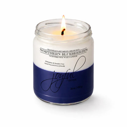 Joyful Home Northern Blueberries Soy Wax Candle 16oz