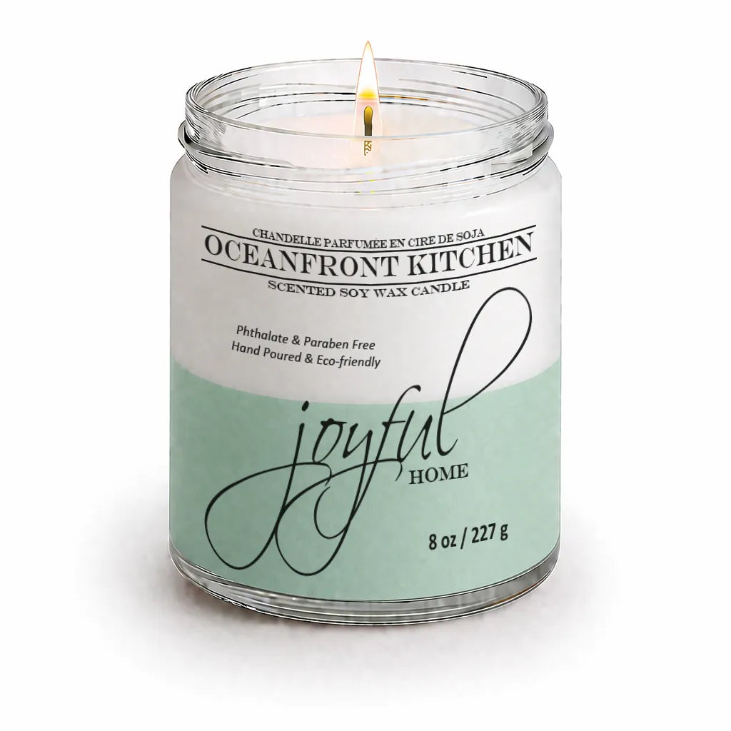 Joyful Home Oceanfront Kitchen Soy Wax Candle 8oz