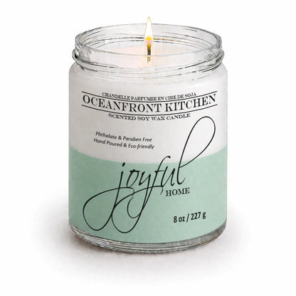 Joyful Home Oceanfront Kitchen Soy Wax Candle 8oz