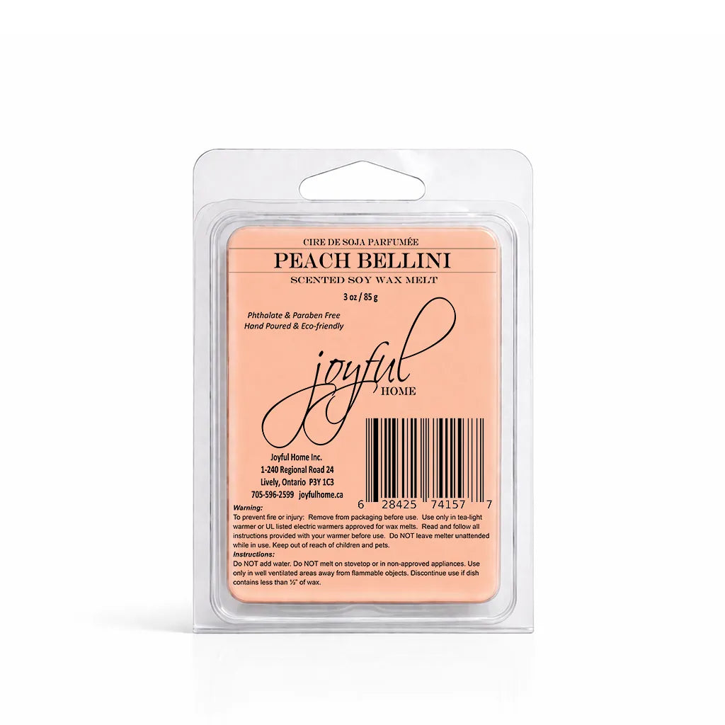 Joyful Home Peach Bellini Soy Wax Melt