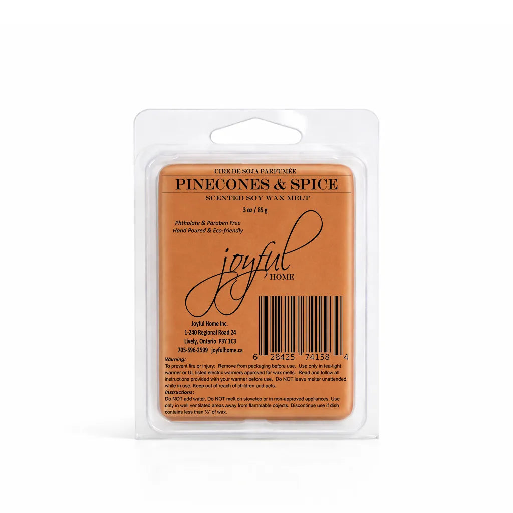 Joyful Home Pinecones Spice Soy Wax Melt
