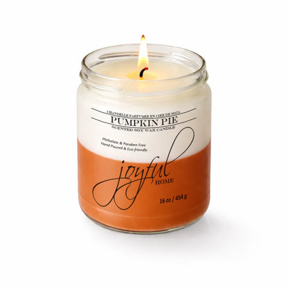Joyful Home Pumpkin Pie Soy Wax Candle 16oz