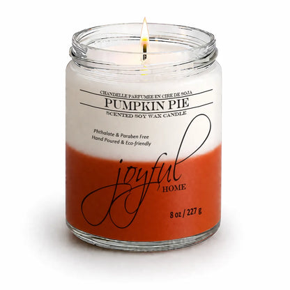 Joyful Home Pumpkin Pie Soy Wax Candle 8oz