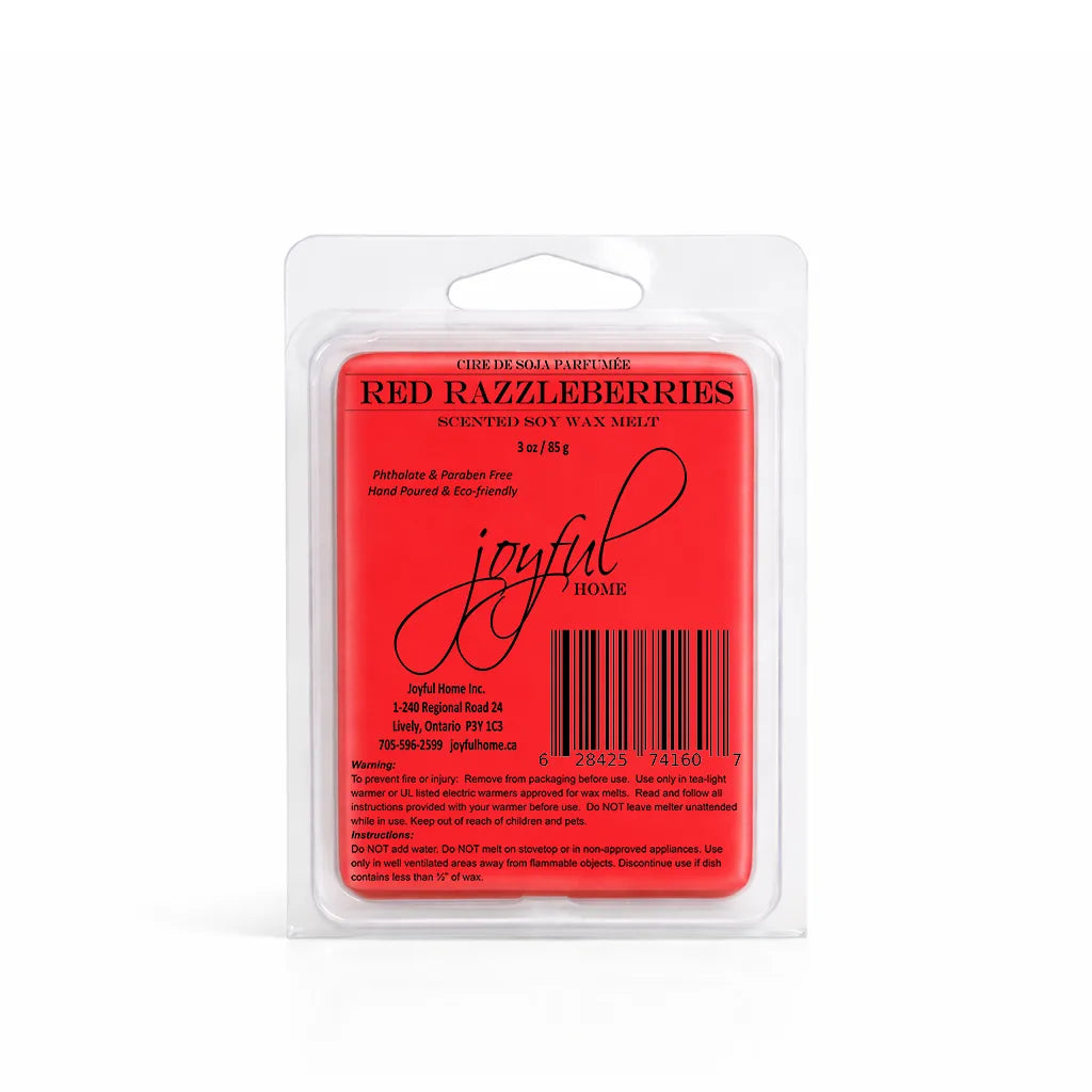 Joyful Home Red Razzleberries Soy Wax Melt