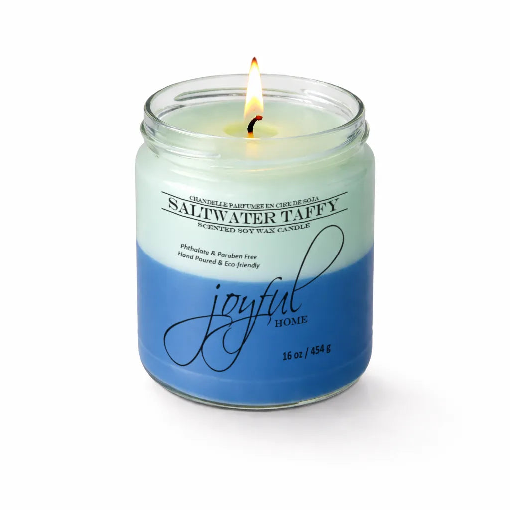 Joyful Home Saltwater Taffy Soy Wax Candle 16oz