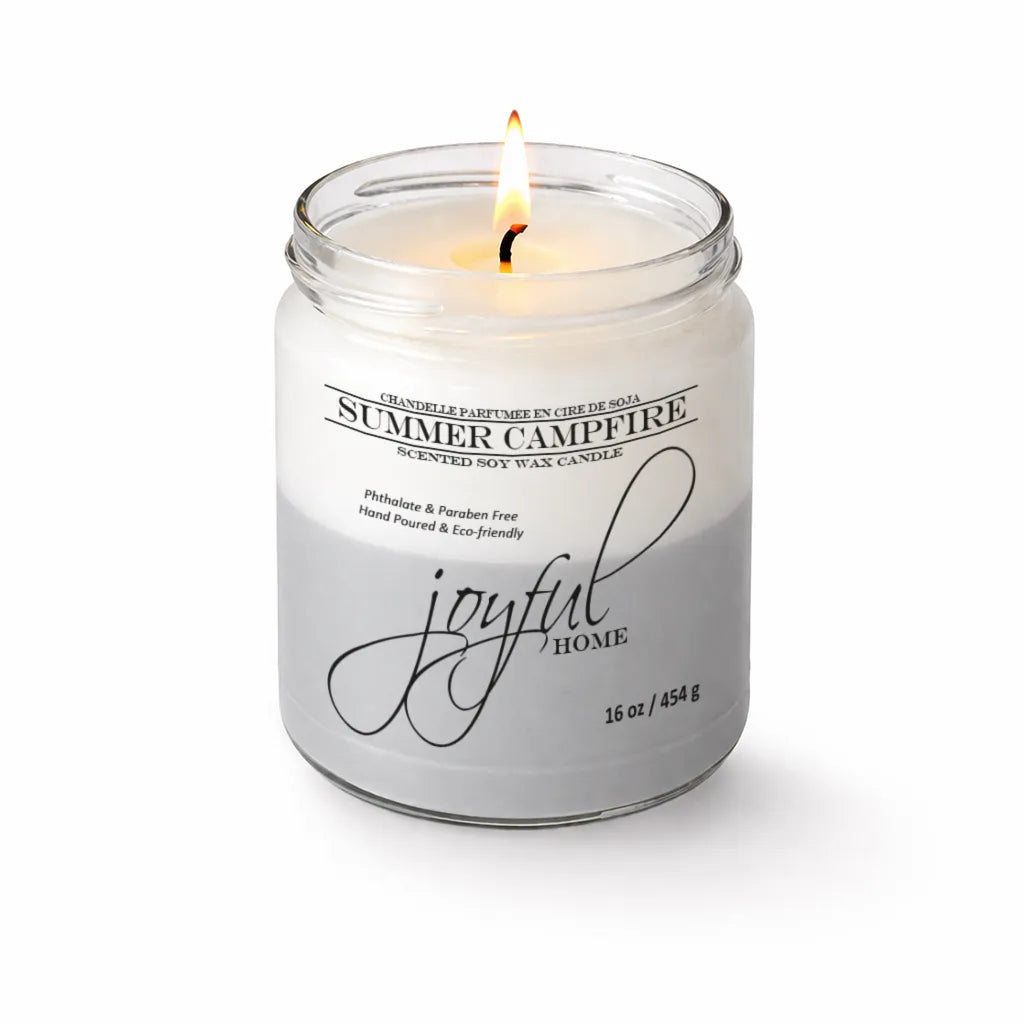 Joyful Home Summer Campfire Soy Wax Candle 16oz