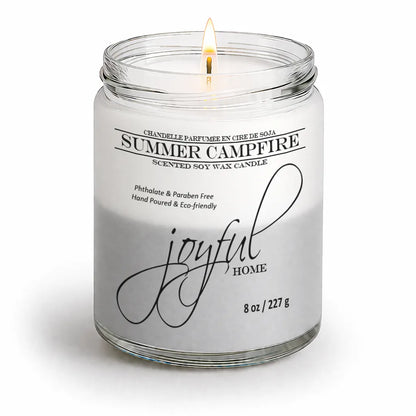Joyful Home Summer Campfire Soy Wax Candle 8oz
