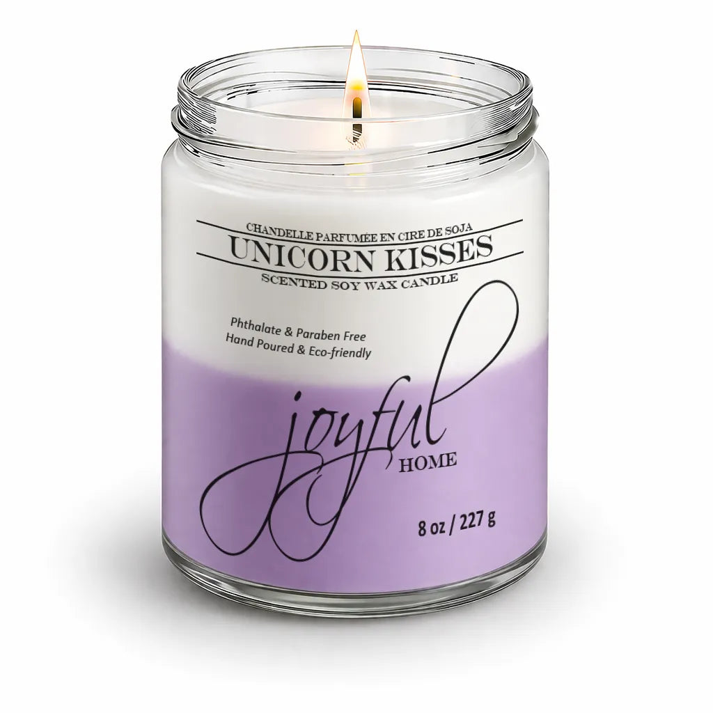 Joyful Home Unicorn Kisses Soy Wax Candle 8oz