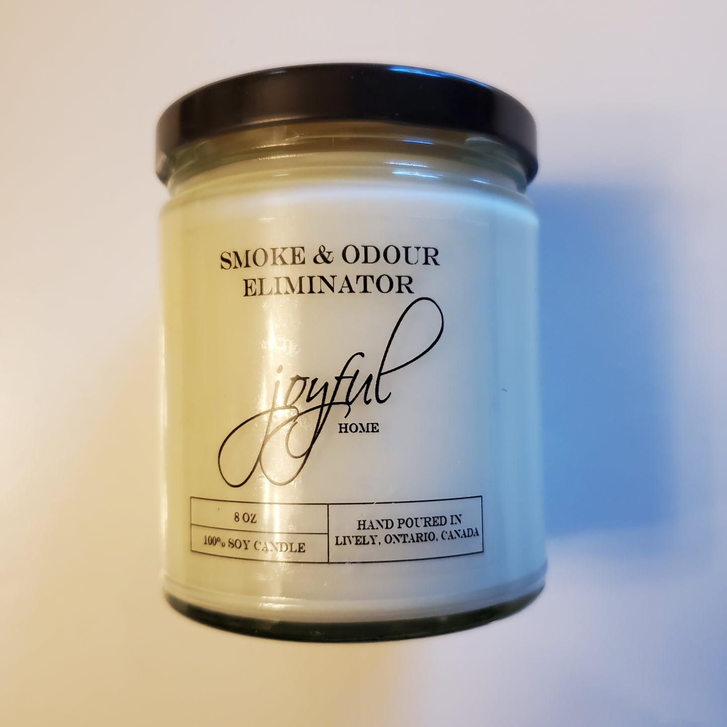 Joyful Home Smoke & Odour Eliminator 8oz Soy Wax Candle