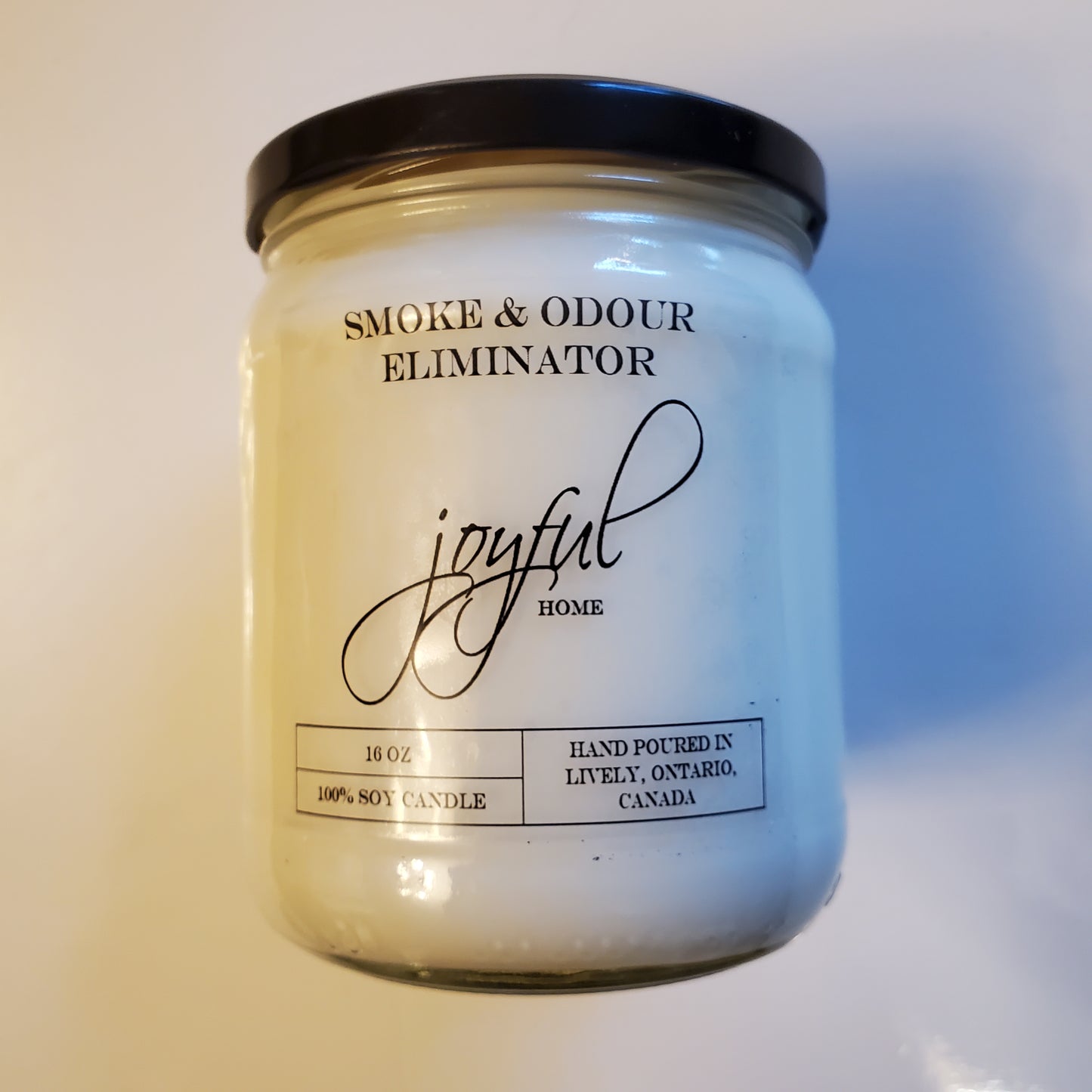 Joyful Home Smoke & Odour Eliminator 16oz Soy Wax Candle