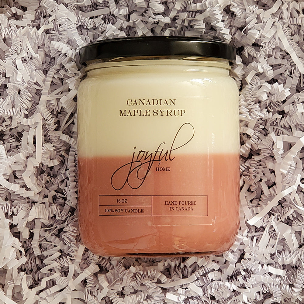 Canadian Maple Syrup Soy Candles and Wax Melts