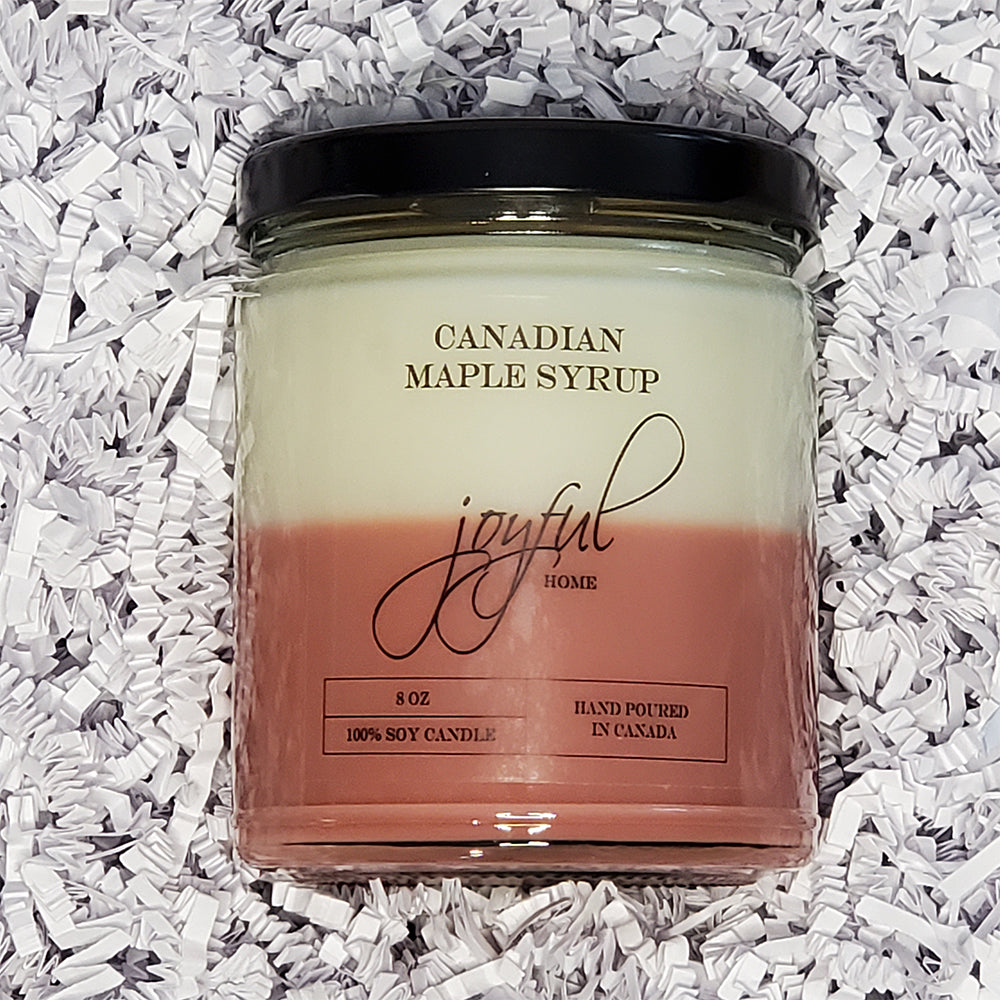 Canadian Maple Syrup Soy Candles and Wax Melts