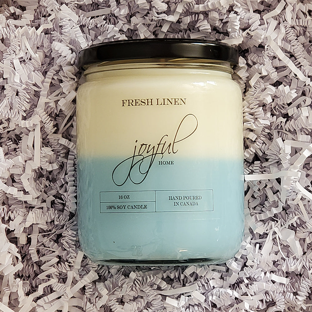 Fresh Linen Soy Candles and Wax Melts