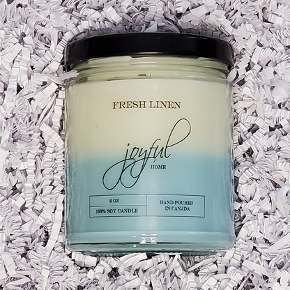 Fresh Linen Soy Candles and Wax Melts