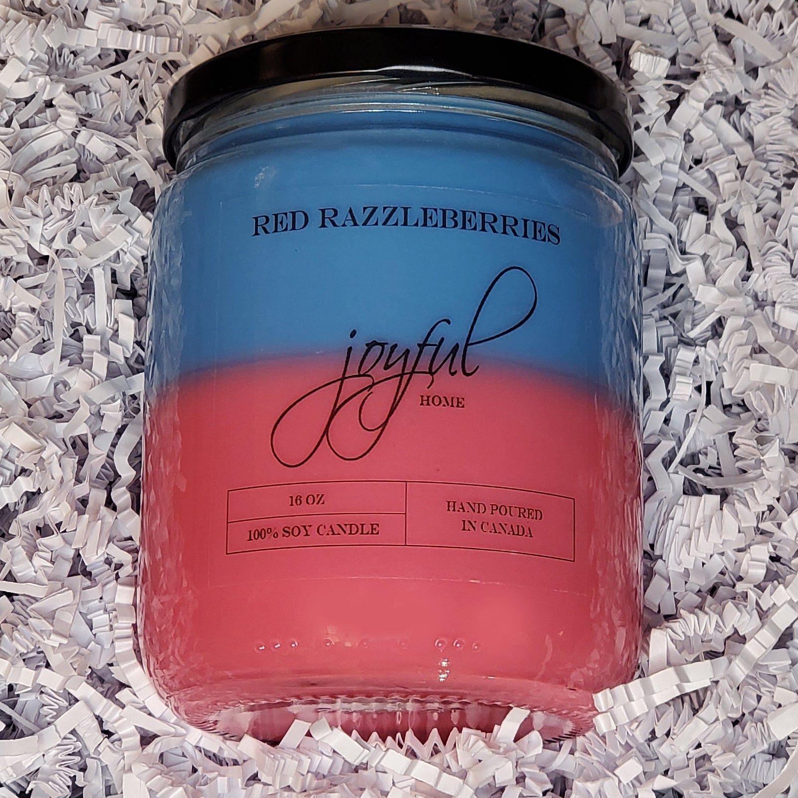 Red Razzleberries Soy Wax 16 oz Candle