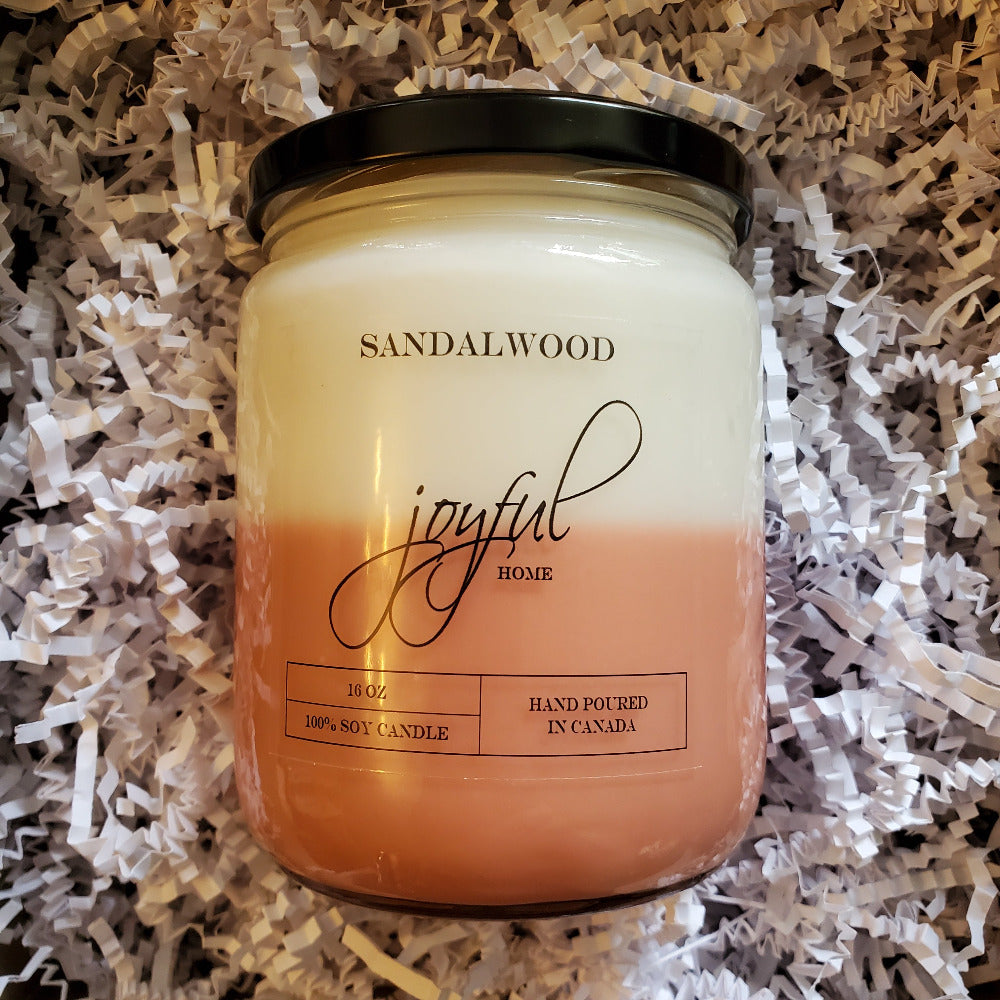 Sandalwood Soy Candles and Wax Melts