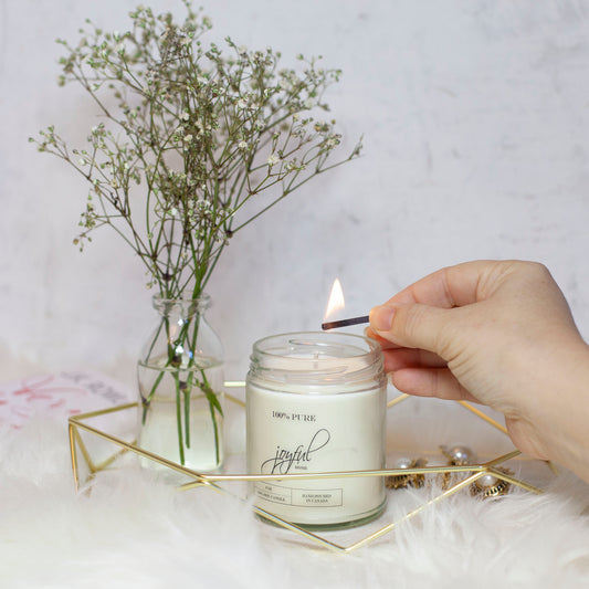 All Natural Unscented Soy Candles - Joyful Home Inc.