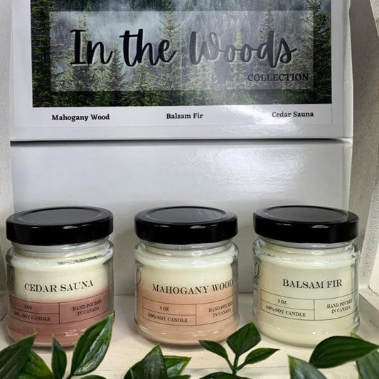 In the Woods Candle Sample Box Set