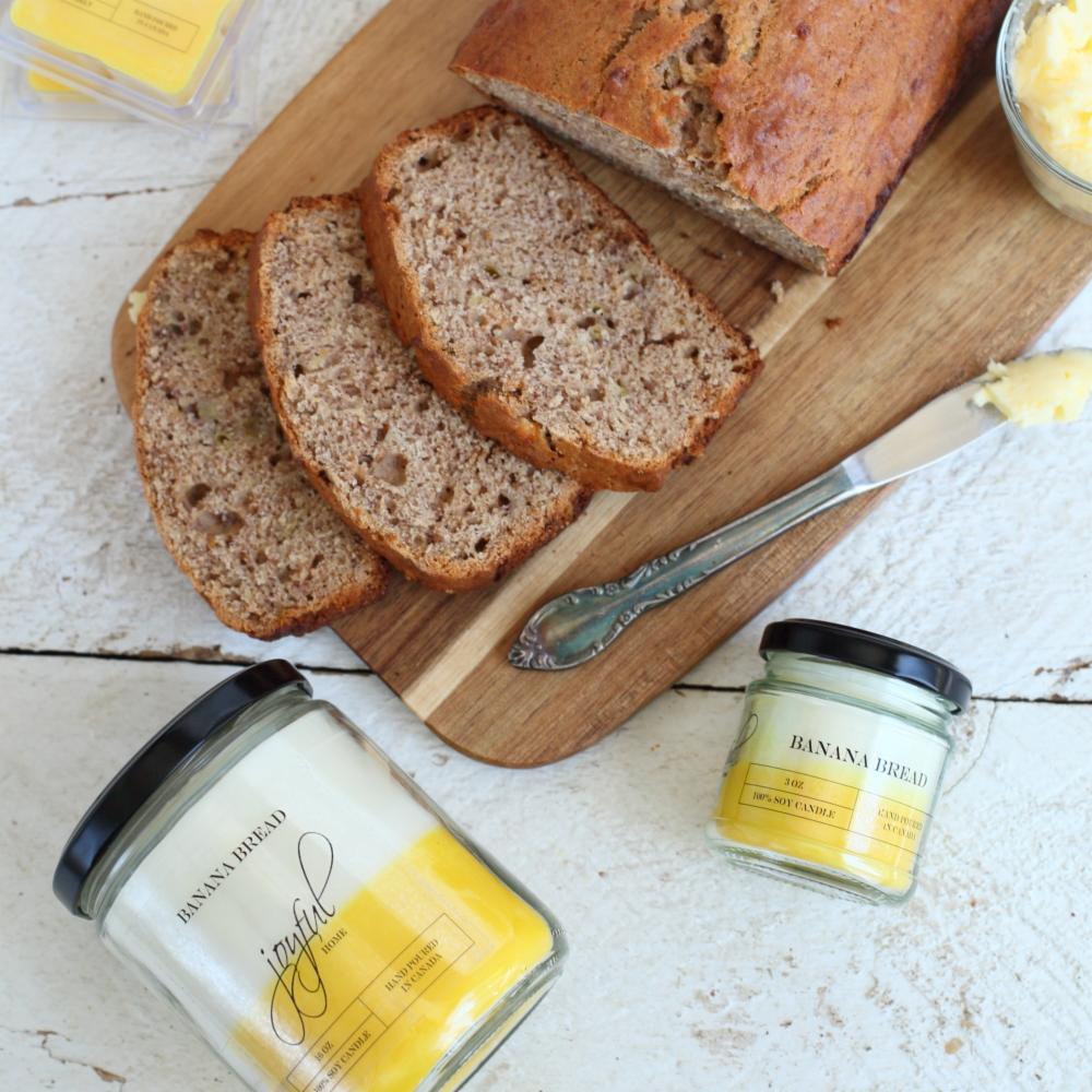 Banana Bread Soy Candles - Joyful Home Inc.