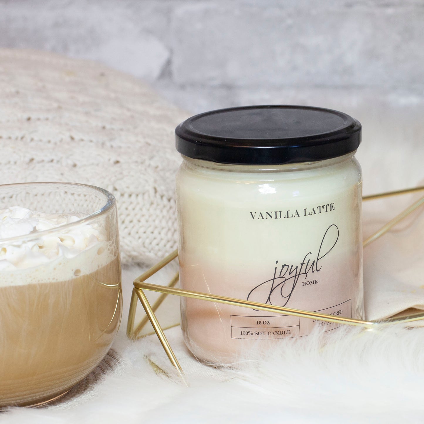 Vanilla Latte Soy Candles and Wax Melts