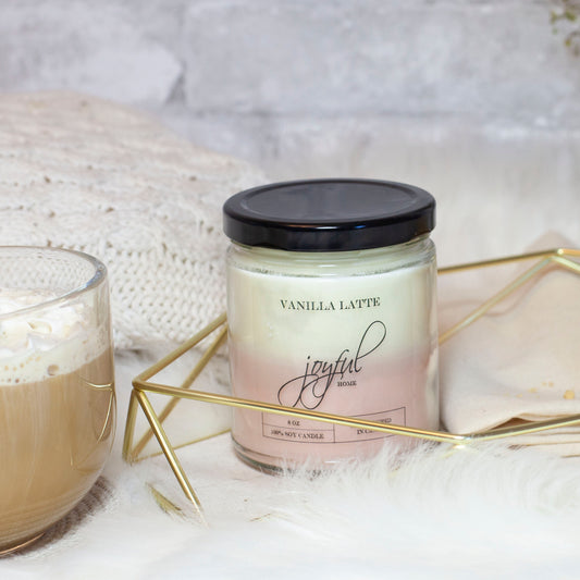 Vanilla Latte Soy Candles and Wax Melts